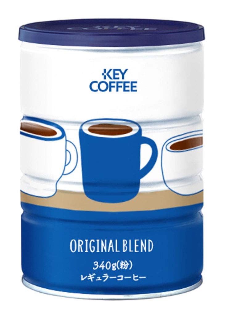 キーコーヒー コーヒー 粉 オリジナルブレンド ×2個 レギュラー(粉)