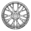 OE Wheels CV22B 19 Inch Rim Fits C6 Corvette C7 Z06 Style 5x120.65 19x10 Chrome - Hollander 5734 (1)