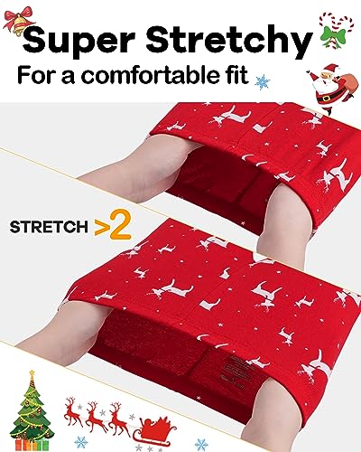 DAUGHTER QUEEN Girls Christmas Pajamas 18-24 Month Baby Toddler Xmas PJs Reindeer Pj Sets 100% Cotton Comfy Soft Sleepwear Jammies Deer Clothes Outfits 18M/Mo, 24M/Mth3