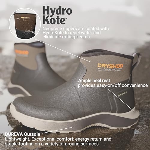 Dryshod Evalusion All Around Cuff Ankle Boot | Waterproof | Rubber | Comfortable2