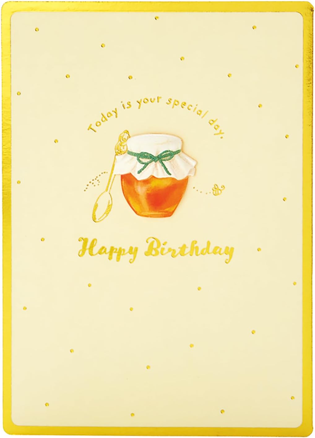 Sanrio BD166-3 SANRIO 950785 Birthday Card, Honey Greeting Card