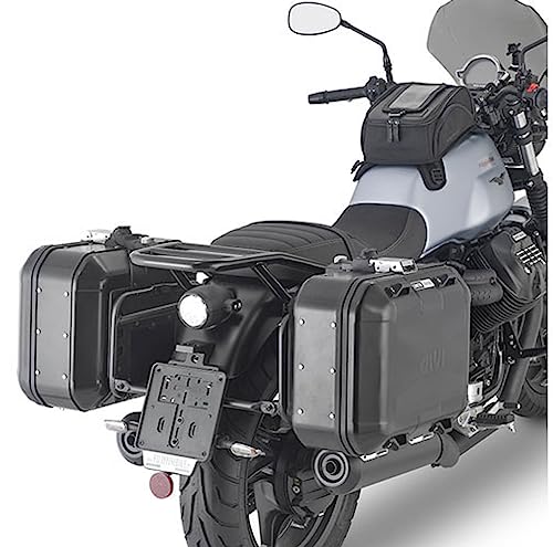 Supports Givi PLO8206MK pour Moto Guzzi V7 850 pour voyager en duo