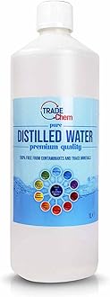 Distilled Water - 100% Ultra Pure Water (Blue) (1L)