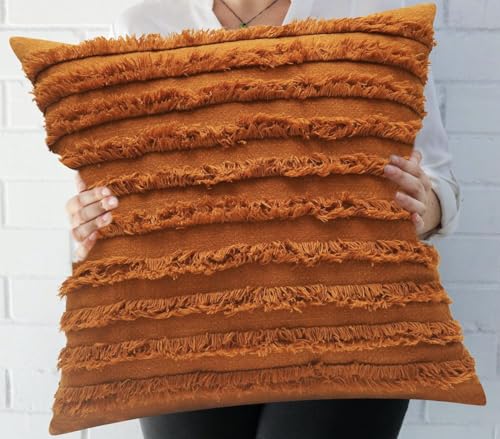 Image of TODY Cushion Cover 12 inch x 18 inch Set of 2 | Boho 12 18 Cushion Cover for Sofa, Bed | Rectangle 12x18 Cushion Covers for Home decor