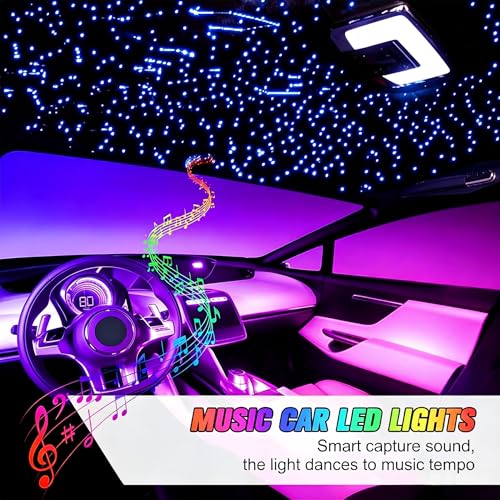 Image of Starlight Headliner Light : Dual Color Effect with 1100pcs 13.1ft for Suvs