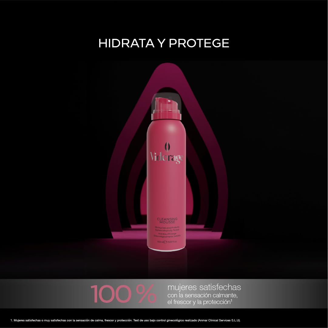 Cleansing Mousse, Zona Íntima Femenina, Aclara y Reequilibra, Limpia sin Irritar, Apto para Post-procedimiento Ginecoestético, Fórmula Syndet, con Ácido Láctico y Niacinamida - 150 ml