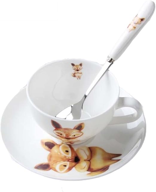 Amazon かわいい ティーカップとソーサーセット スプーン コーヒーカップセット ポーセレンコーヒーマグ 6 1oz カップ ソーサー オンライン通販 Amazon かわいい ティーカップとソーサーセット スプーン コーヒーカップセット ポーセレンコーヒーマグ 6 1oz カップ ソーサー オンライン通販