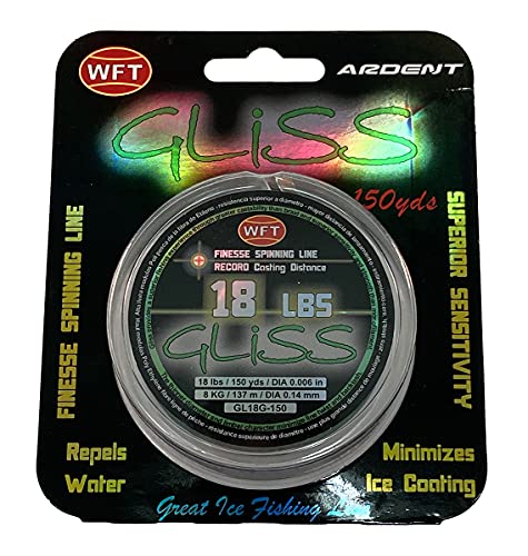 ICE Fishing Line 150 Yard Spool - 18 lbs/8kg Green
