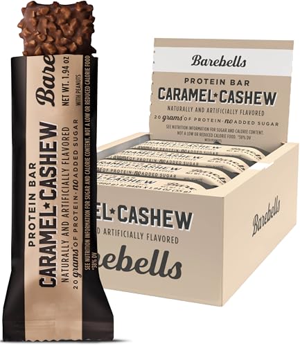 Barebells Protein Bars Caramel Cashew - 12 Count, 20g High