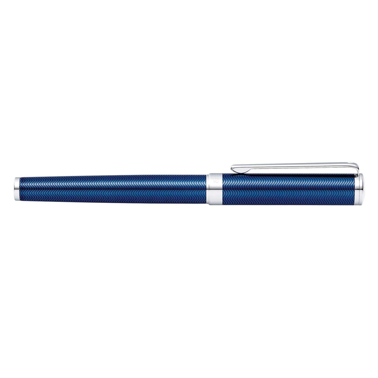 Penna A Sfera Ricaricabile Sheaffer Intensity - Finitura Cromata Incisa Con Motivo Cresta - 4
