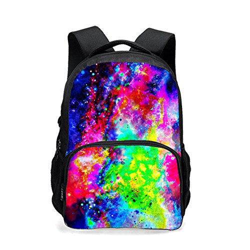 CAIWEI backpack teen Universe Space TrendyMax Galaxy Pattern Backpack Cute for School (Starry sky 3)