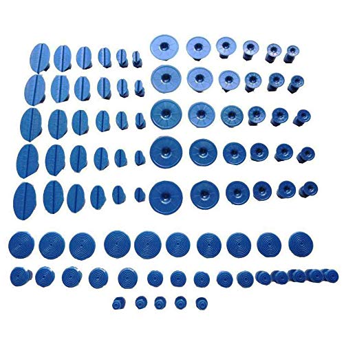 WEMINC 90 Pcs Puller Tabs Paintless Dent Repair Tabs Glue Pulling Tabs Kit for Small Dent