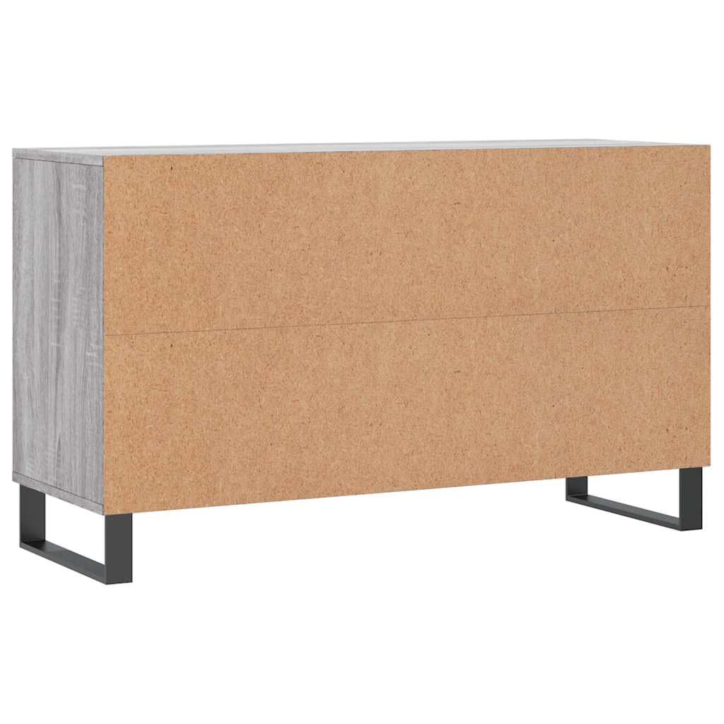 Armoire à chaussures gris Sonoma 102 x 36 x 60 cm avec pieds