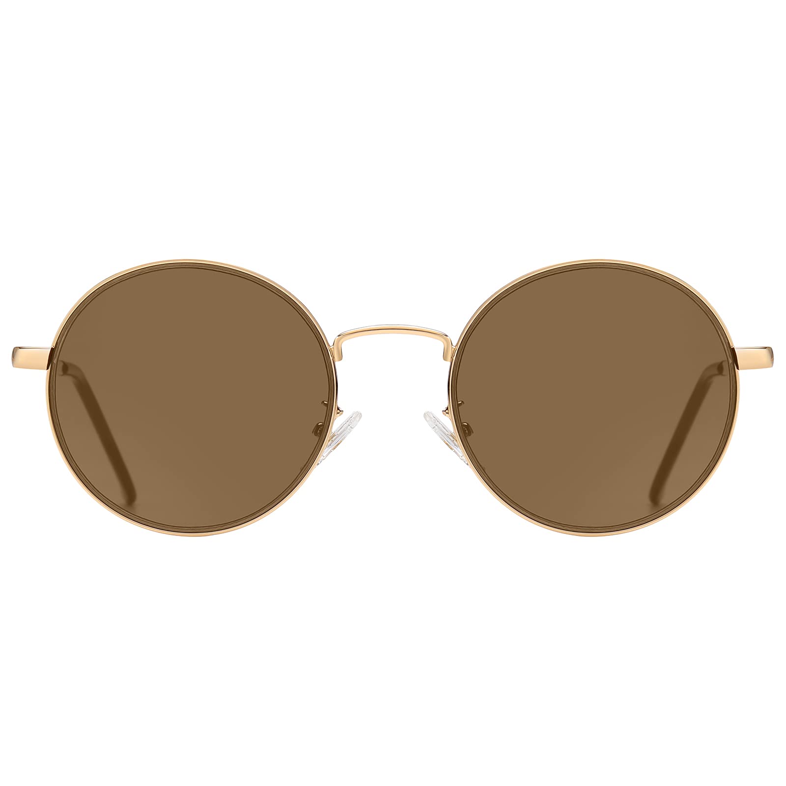 H HELMUT JUST Gafas De Sol para Hombre Mujer Vintage Redondas Espejo Protección UV400 HJ1303