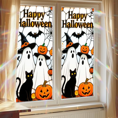 HOMETITUTE Vinilo Decorativo para Ventana Halloween 17.7x39.3 pulg miniatura 7