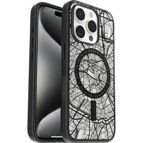 Coque iPhone 15 Pro Otterbox Serie Clear transparente antichoc avec MagSafe Paris