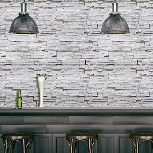 Frisos de Papel Pintado Madera PVC Decoración 3D grano pegatinas de pared...