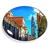 Materiale: cristallo ovale. Parma Italia Magnete Frigorifero Congelatore Magnete Adesivo Souvenir Decorazioni Ovali Cristallo Magnete Cucina Lavagna
