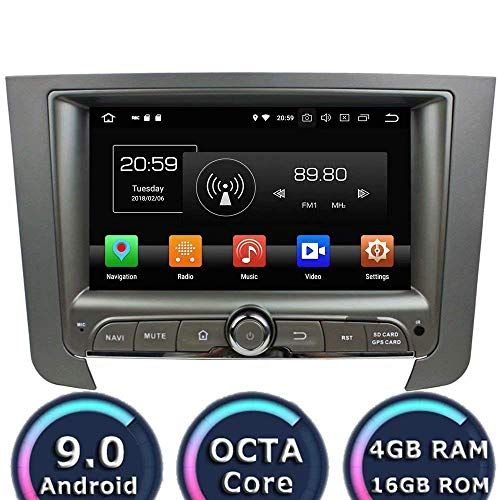 Android 9.0 Doppel-DIN-Autoradio GPS-Navigations-Radio für SsangYong Rexton 2014 2015 2016 2017 Touch Screen Multimedia-Player