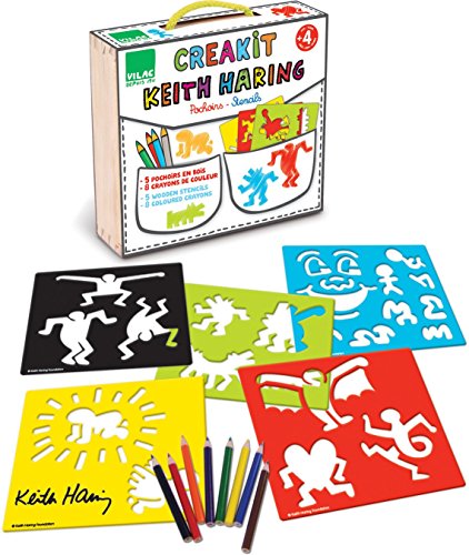 Vilac Keith Haring Stencils Set Vilac Keith Haring Stencils Set