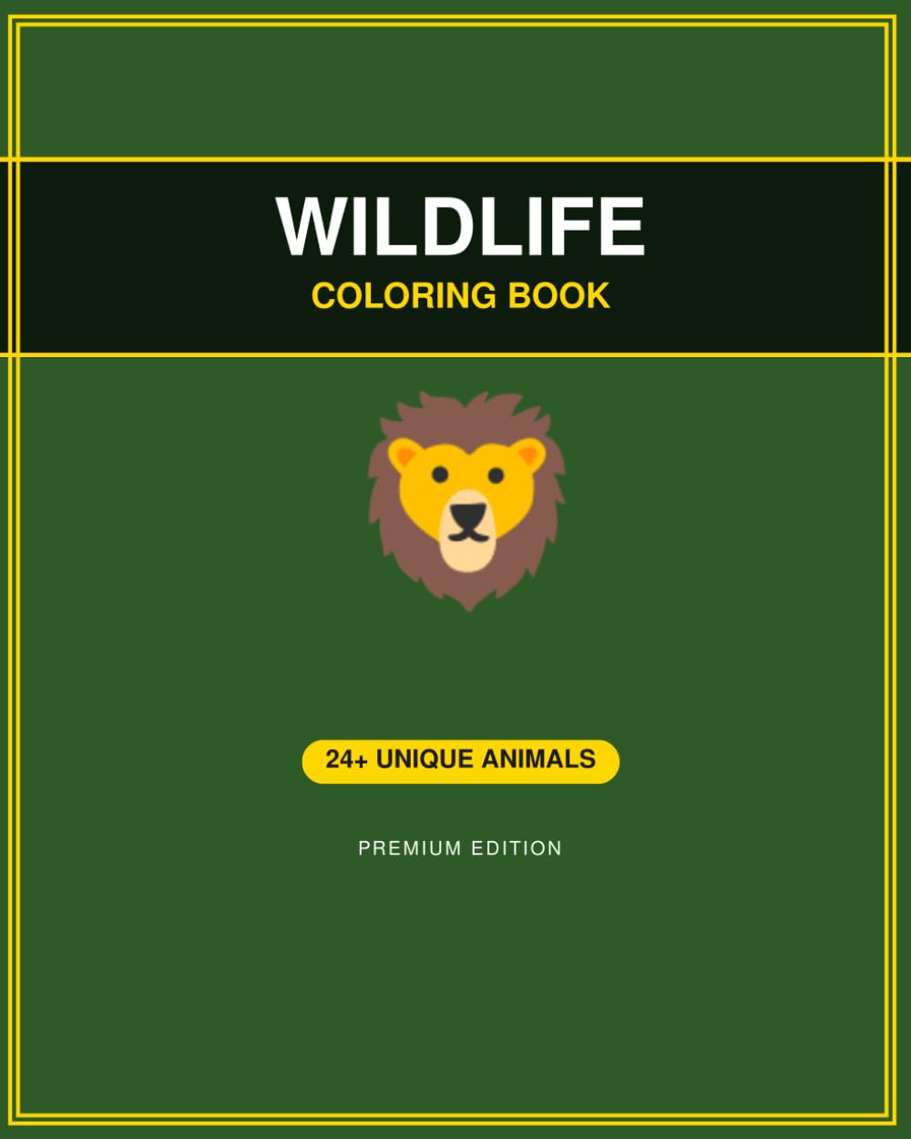 Wildlife coloring book