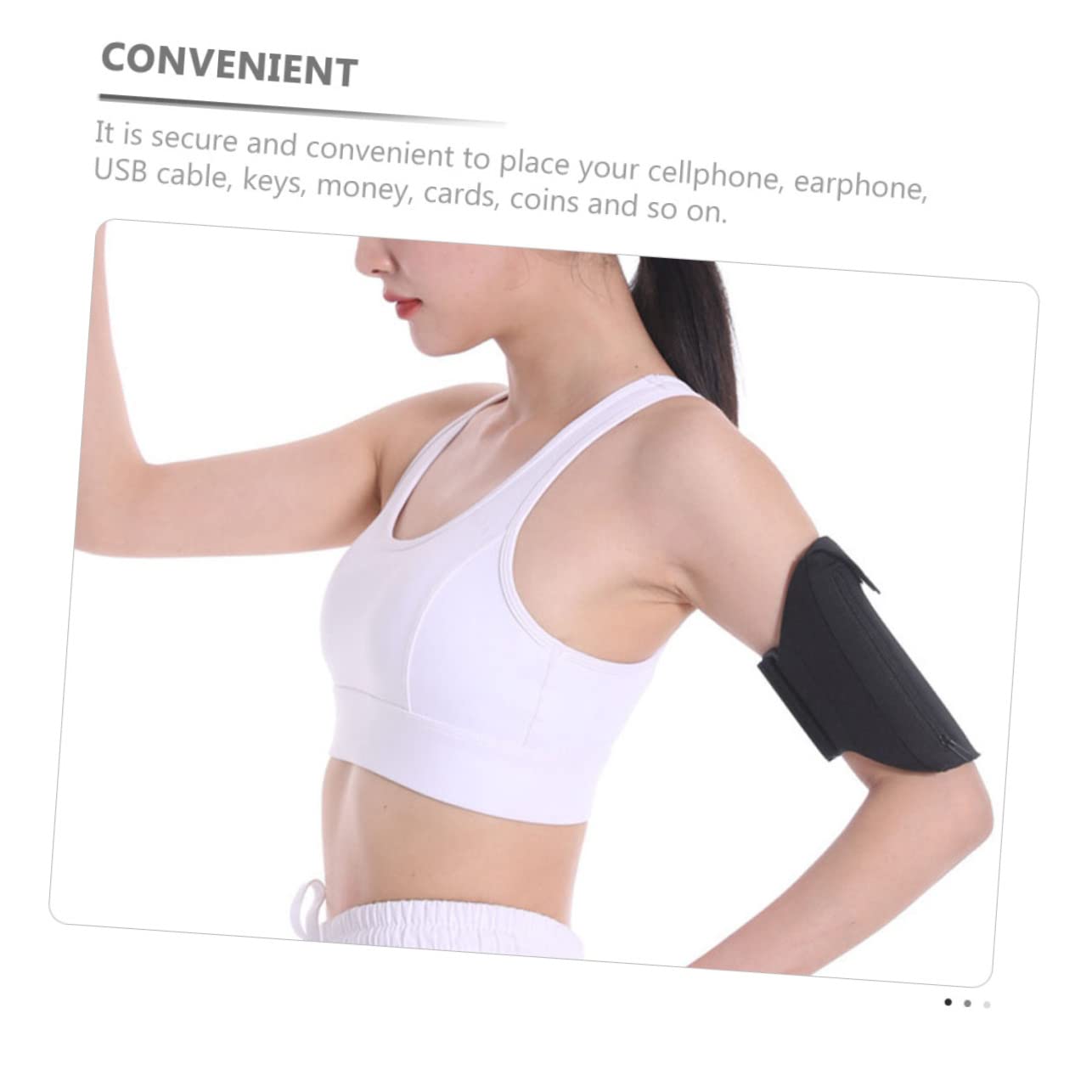 SHINEOFI 4 Pezzi Braccio Multifunzionale per Smartphone Leggera e Resistente Adatta per Fitness Materiale Neoprene Traspirante e per Allenamento
