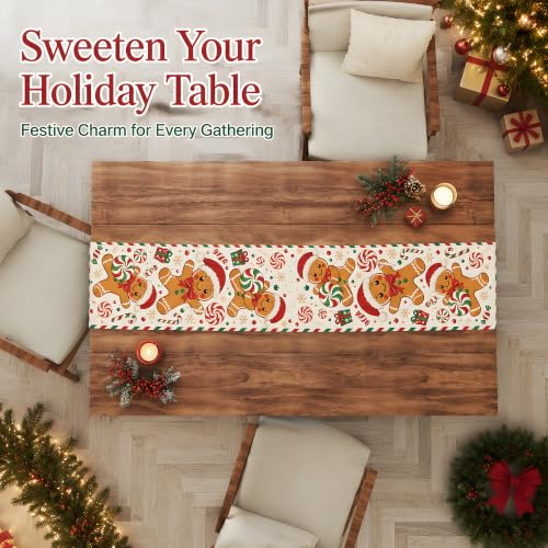 Christmas Decorations - Gingerbread Man Christmas Table Runner - image 7
