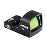 ohhunt RD U2 3 MOA Red Dot Sight for RMR Footprint and Picatinny Mount 1X24X20mm Micro Shake Awake Red Reflex Sight 10 Brightness Levels