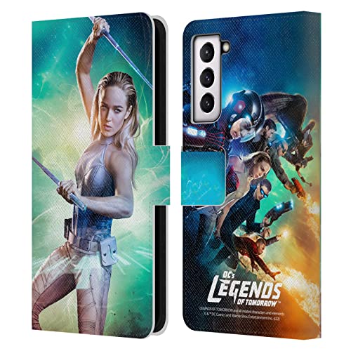 Étui portefeuille Legends of Tomorrow Sara Lance pour Samsung S21 5G en cuir