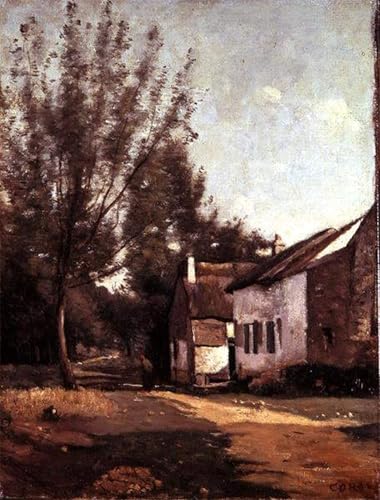 Tableau de Jean Baptiste Camille Corot impression sur toile salon 60x90cm