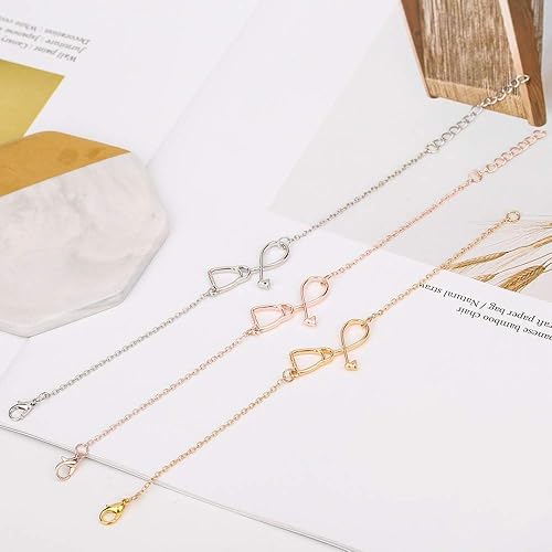 Miniatura 6 de Dcfywl731 Nurse Gifts for Women Silver Stethoscope Nurse Necklace Heart Initial Pendant Necklace Letter Necklace for Doctors and Nurses chrismtas