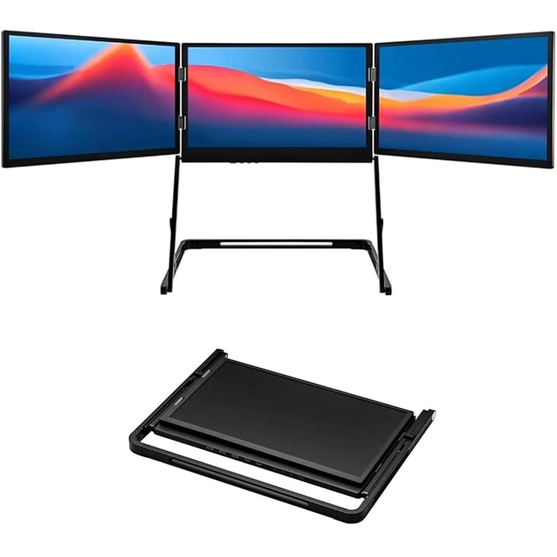 Triplo Monitor Portatile 15,6" Per Laptop,Estensore Schermo per Laptop