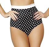 Roma Costume Women's Pinup Style High-Waisted Banded Shorts