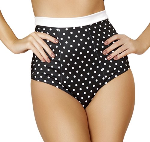 Roma Costume Women's Pinup Style High-Waisted Banded Shorts