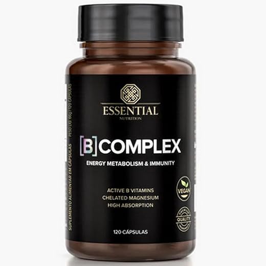 B Complex Vitaminas do Complexo B (120 Cápsulas) Essential Nutrition