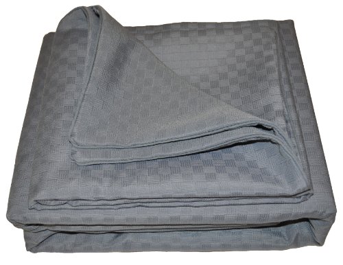 Natural Comfort Matelasse Duvet Cover and Shams Set, King, Graphite Blue