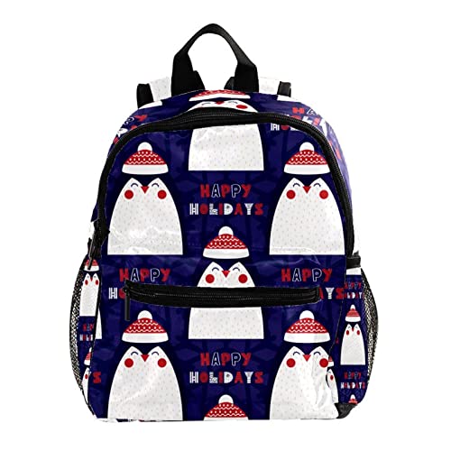 Sac à dos enfants pingouin 30,5 cm parfait pour l'école maternelle et les sorties