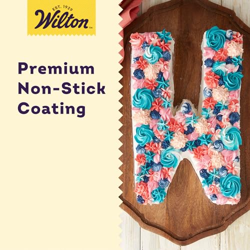 Foto von Wilton Countless Celebrations Zahlen- und Buchstaben- Kuchenform, antihaftbeschichtet, 36.5 x 22.5 x 5.08 cm