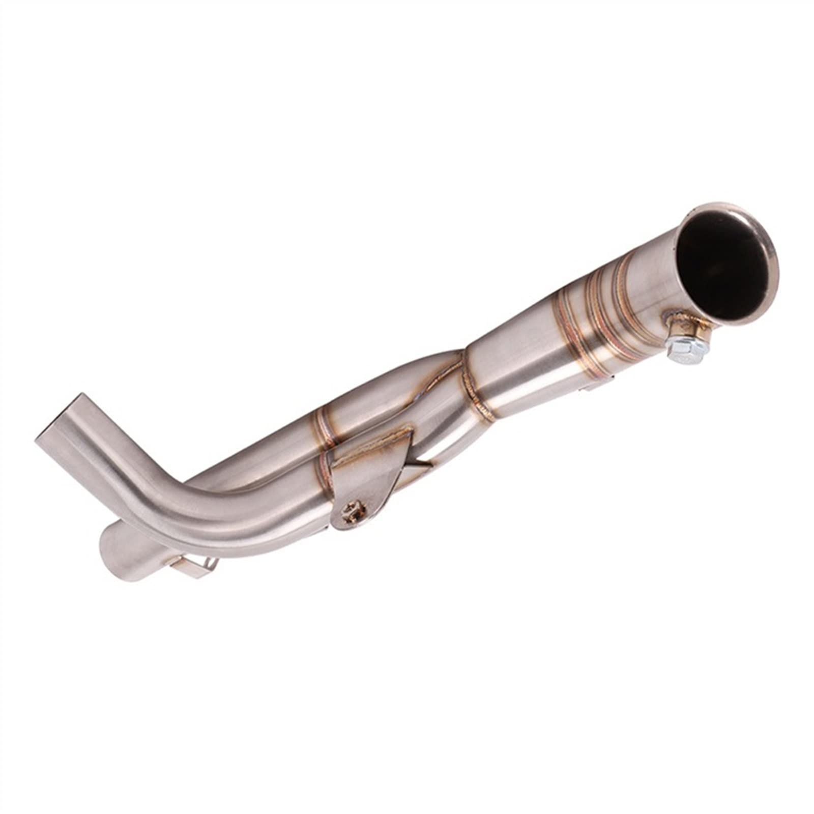 Silenziatore di Scarico Moto Modificato in Acciaio Inossidabile 51MM per Y&amaha R1 Decat Pipe 2009 2010 2011 2012 2013 2014 Middle Link Pipe Slip On Escape Moto