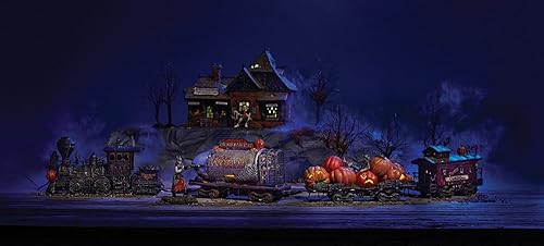 Miniatura 7 de Department 56 Snow Village - Figura de Halloween de The Werewolf Hunter 25 aniversario, 3.6 pulgadas, multicolor