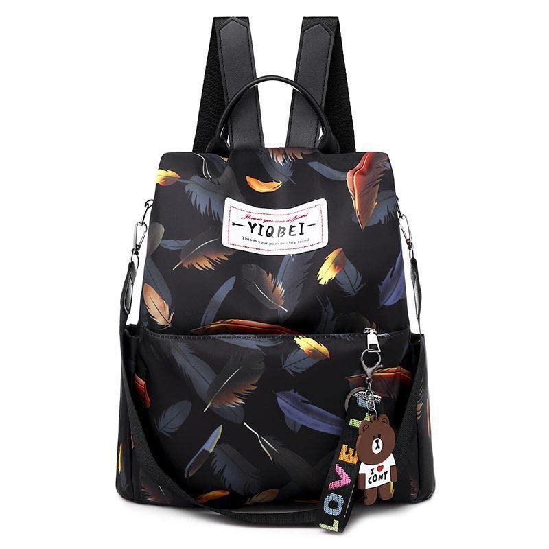 banqlyn Shoulder Bag for Women Stylish Ladies Messenger Bags Purse and Handbags Wallet Mini Backpack Purse Backpack Girls College Bags (Feather)-picture-24
