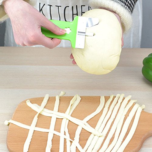 image for FUMING Pack 2 Stainless Steel Manual Section Non-slip Handle Pressing 