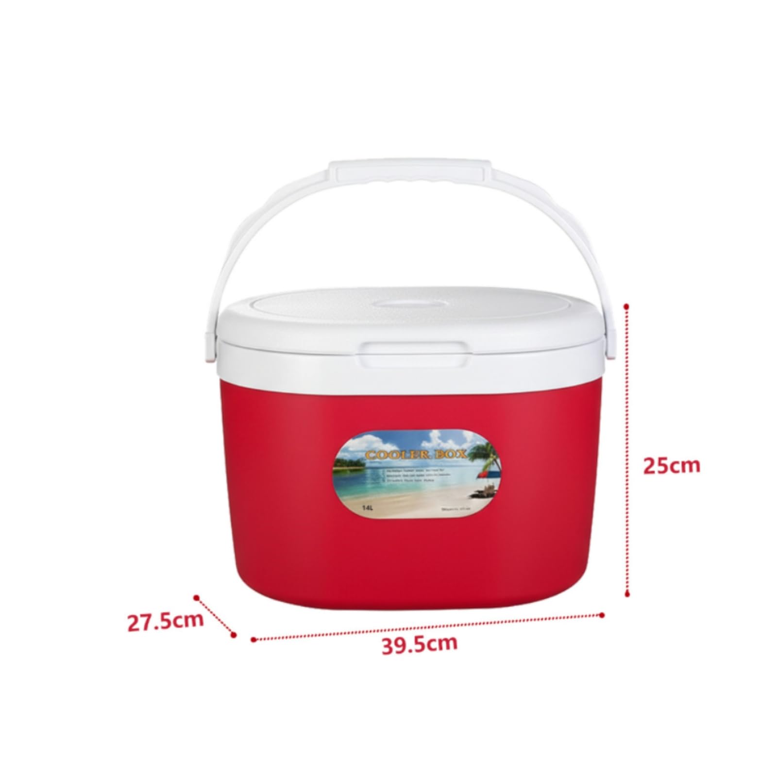 Harilla Hielera Portátil Caja Térmica Enfriadora Nevera Conservadora con Gran Capacidad Interna con Paquetes de Hielo con Placas Frías y Bolsas de Hielo
