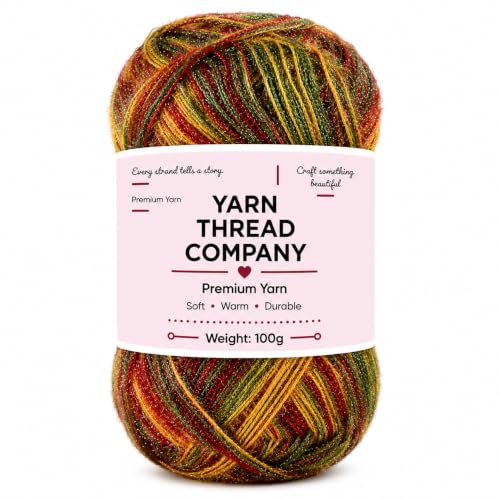Image of 3 Ply Knitting Wool Yarn, Supersoft Hand Knitting Wool for Craft, Crochet, Amigurumi, Embroidery (Shade 2)