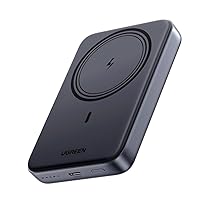 UGREEN Nexode Power Bank Magnetico 10000mAh, Caricatore Portatile Wireless con 20W USB C Ricarica Rapida PD QC 3.0, Compatibile con iPhone 17 Pro Max Air 16 15 14 13 12 Mini Plus Pro Max (Nero)