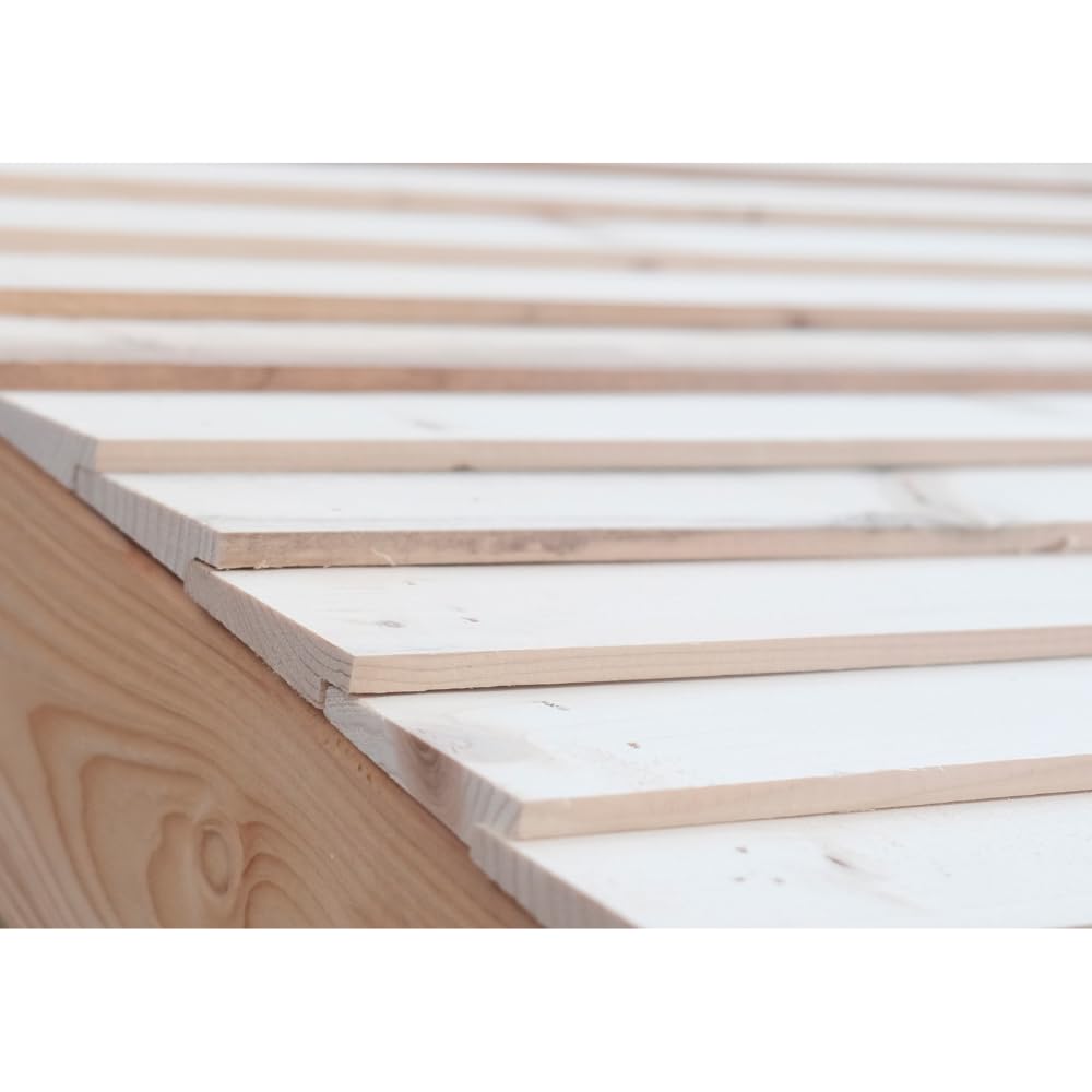 Legnaia da Parete Jessy 162x60x205 cm cm con Grigliato – in Legno di Conifera Autoclave – Porta Legna da Esterno con Tetto e Pavimento – Struttura Massiccia fino a 6 Quintali