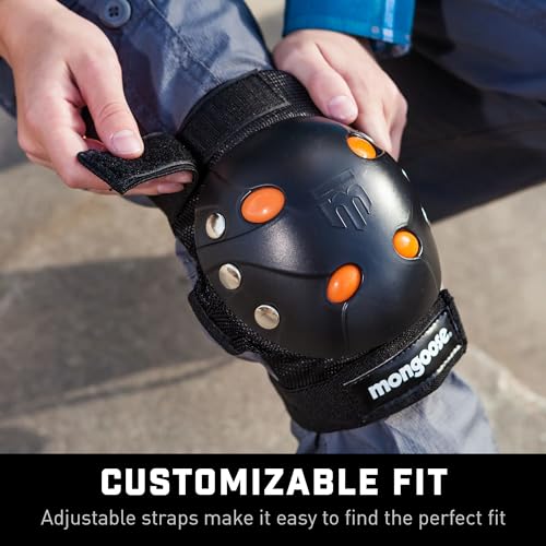 Mongoose MG506-3 Kids Bmx Bike Gel Knee And Elbow Pad Set, Multi-Sport Protective Gear thumb #1
