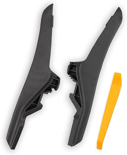 JUWEVAZU Cubierta de extensión de sello lateral del limpiaparabrisas delantero para Toyota Corolla 2014 2015 2016 2017 2018 2019 izquierda derecha