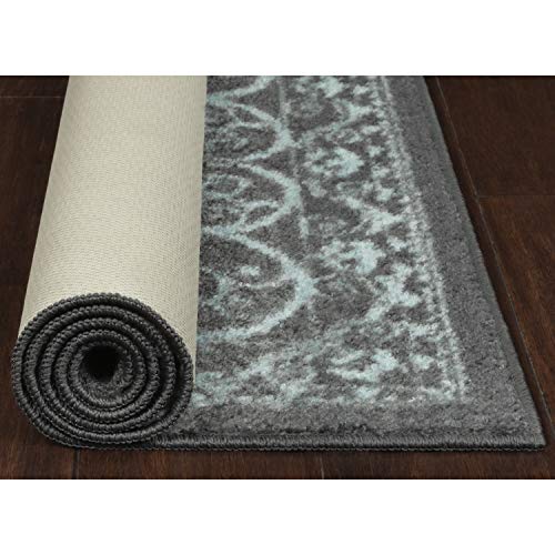 Maples Rugs Area Rug - Pelham 7 X 10 Large Area Rugs [Made In Usa] For Living Room, Bedroom, And Dining Room, Grey Blue #TOP4