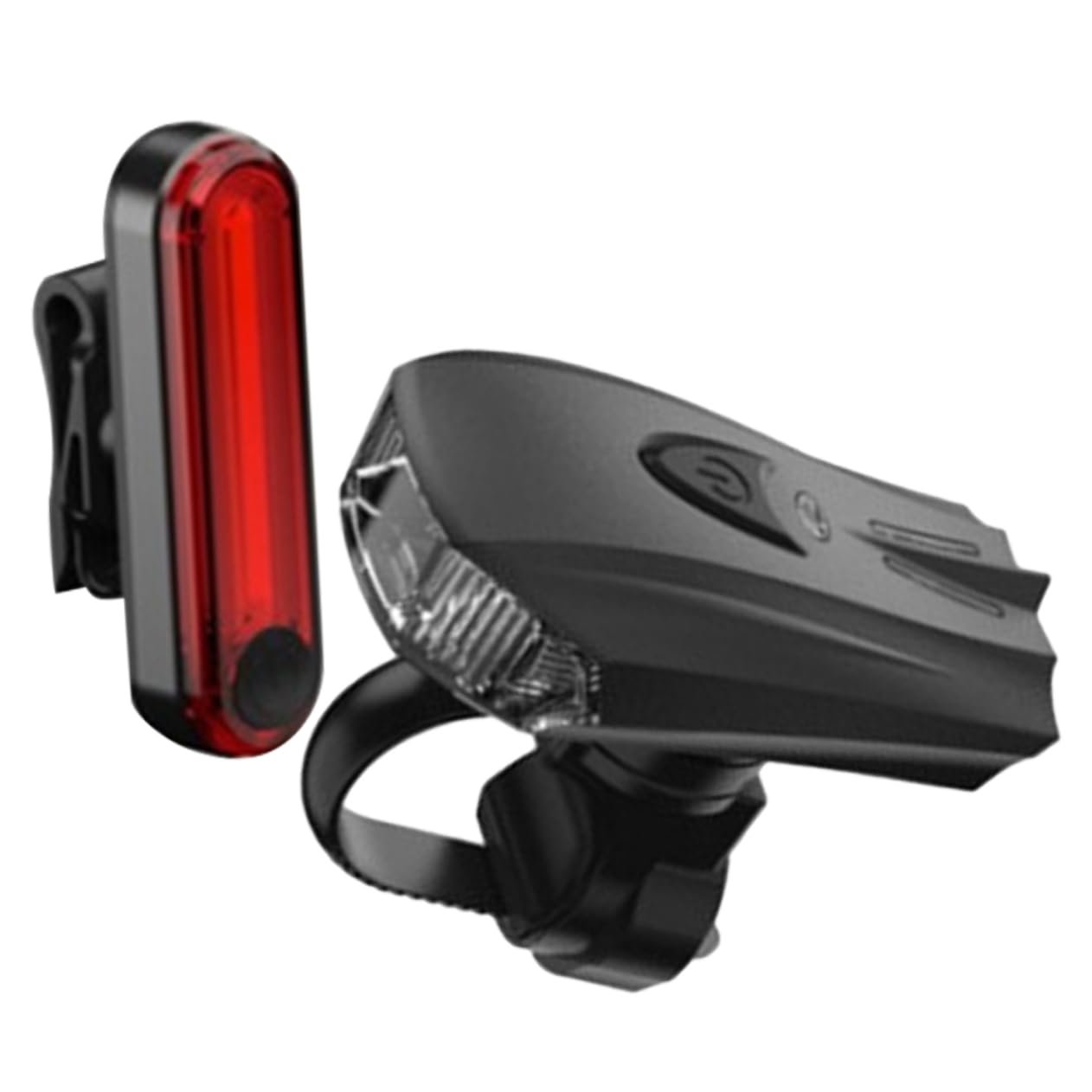 NULYLU 1set Bike Light USB Rechargeable Cycling Front Rear Lamp Modes Material for Night Riding and Outdoor Bike Supplies